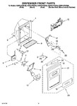 Diagram for 09 - Dispenser Front Parts