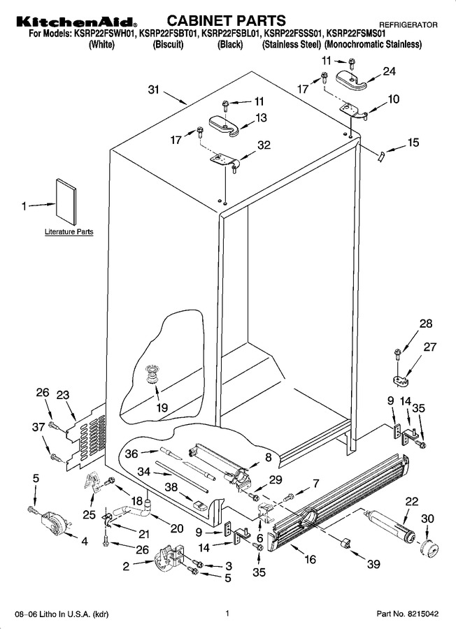 Diagram for KSRP22FSWH01