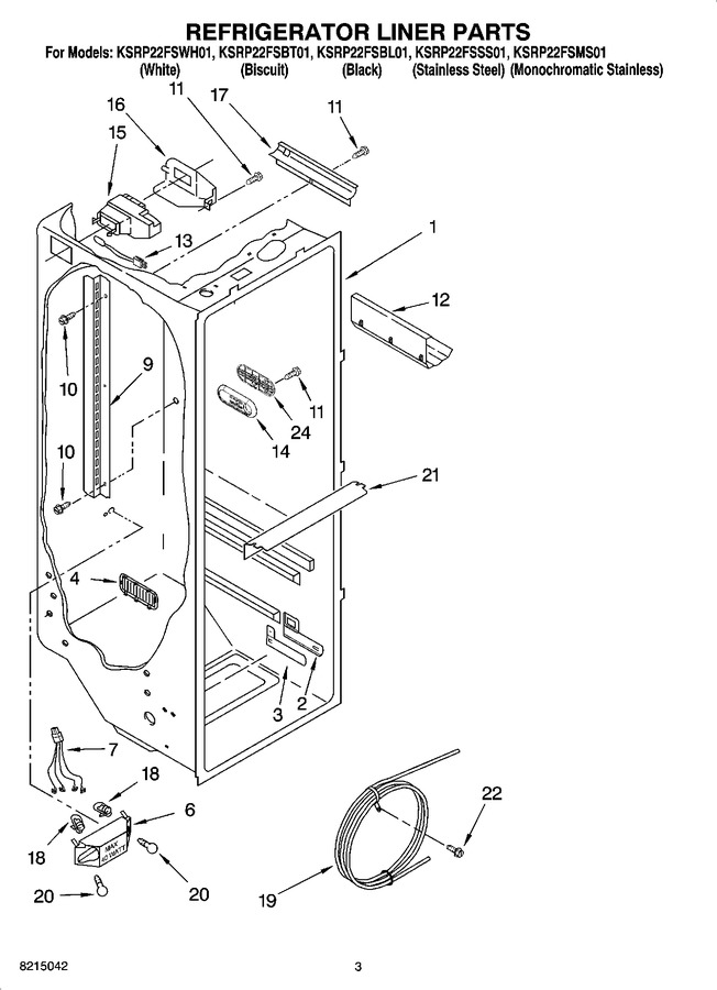 Diagram for KSRP22FSWH01