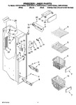Diagram for 04 - Freezer Liner Parts