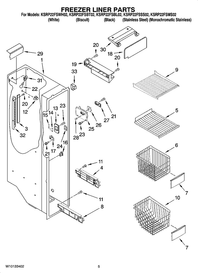 Diagram for KSRP22FSWH02