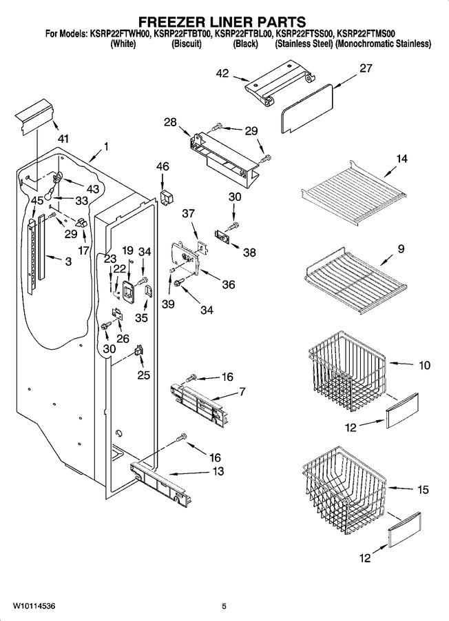 Diagram for KSRP22FTBL00