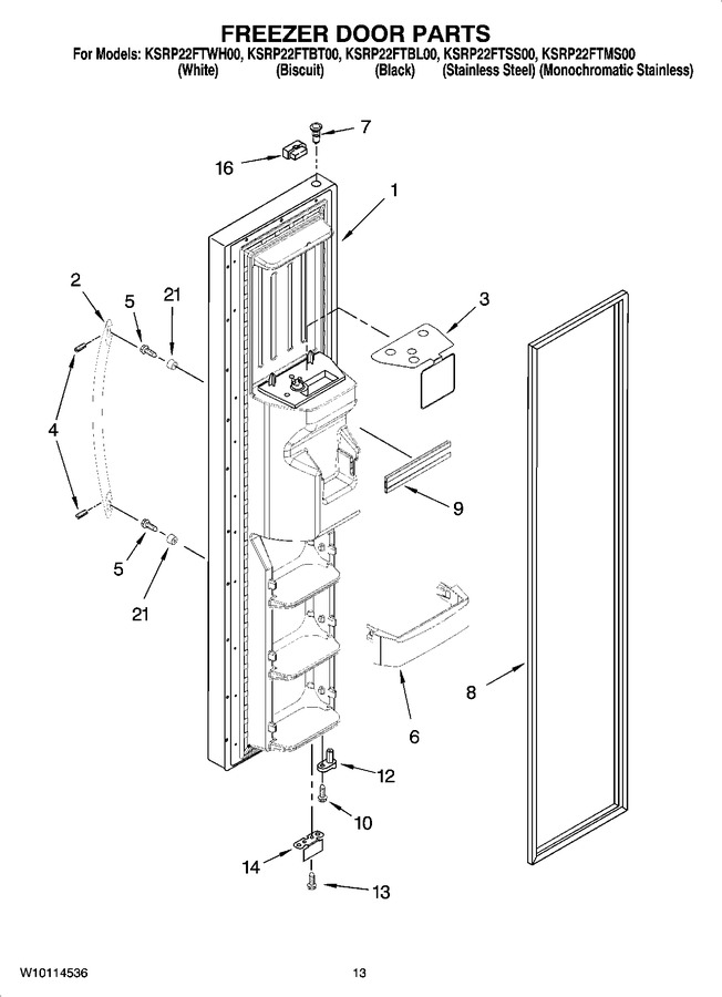 Diagram for KSRP22FTBL00