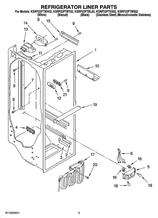 Diagram for KSRP22FTBL02