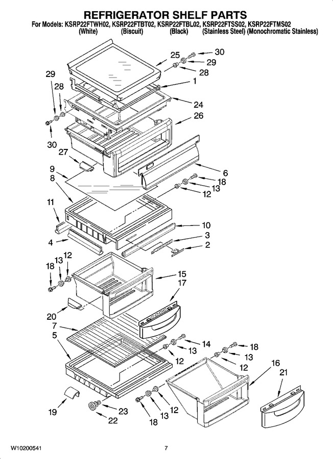 Diagram for KSRP22FTBL02