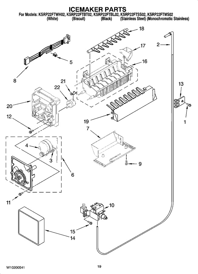 Diagram for KSRP22FTBL02