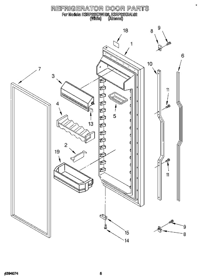 Diagram for KSRP22KDWH02