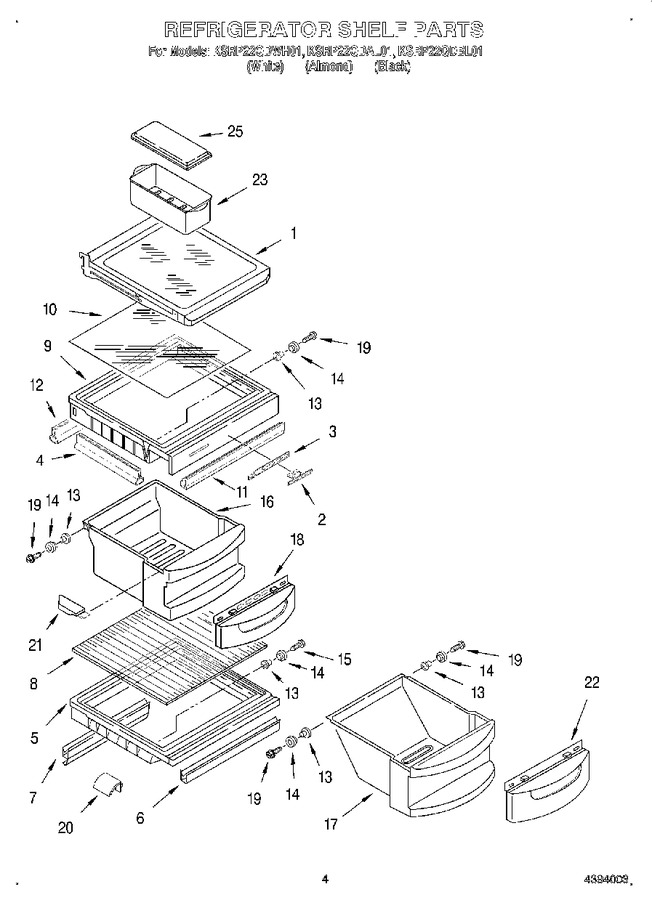 Diagram for KSRP22QDWH01