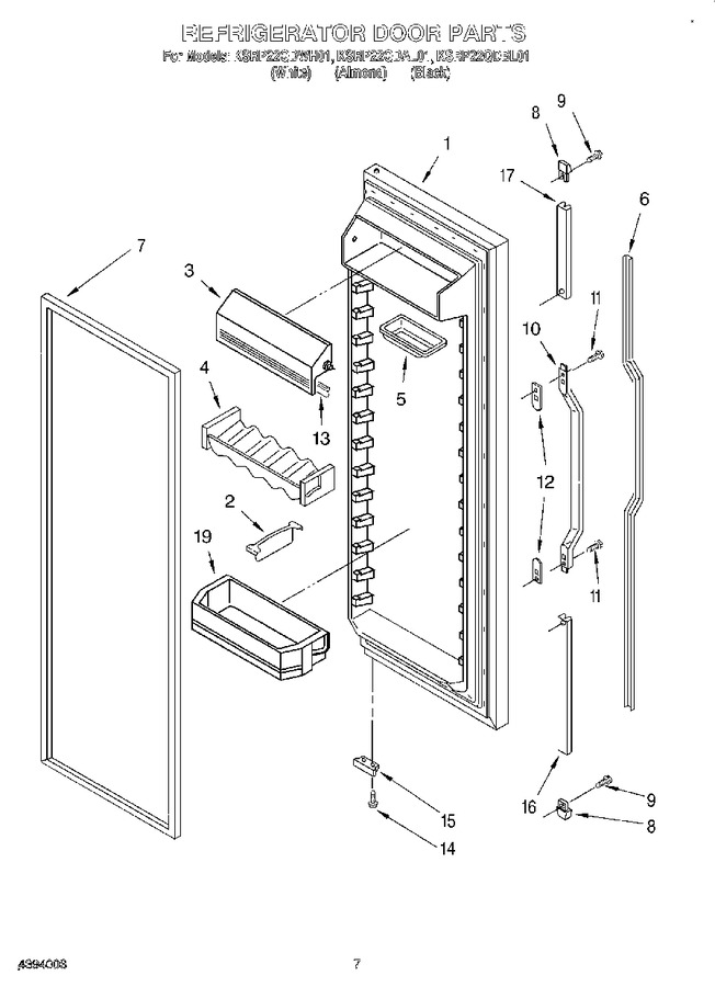 Diagram for KSRP22QDWH01