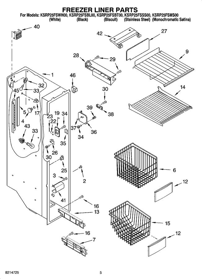 Diagram for KSRP25FSBL00