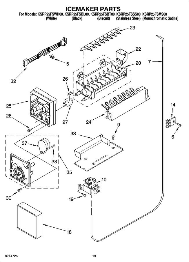 Diagram for KSRP25FSBL00