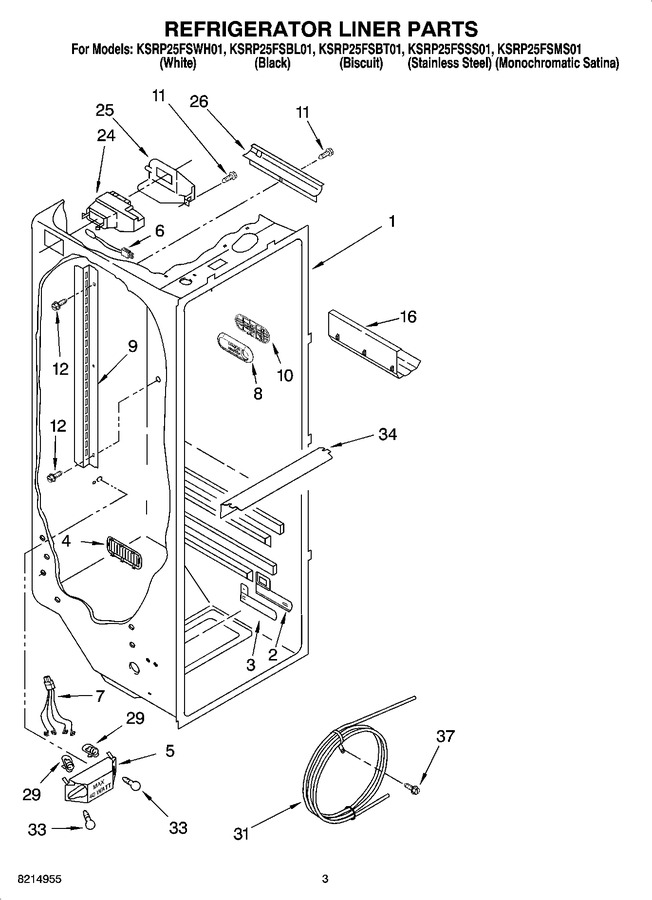 Diagram for KSRP25FSWH01