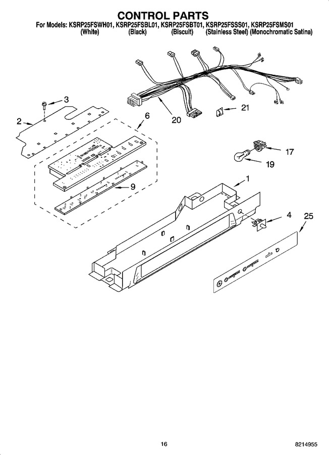 Diagram for KSRP25FSWH01
