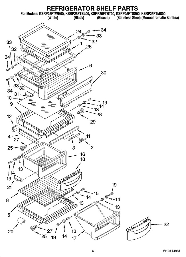 Diagram for KSRP25FTBL00