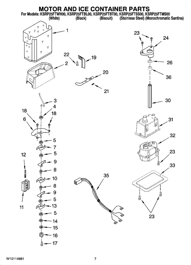 Diagram for KSRP25FTBL00