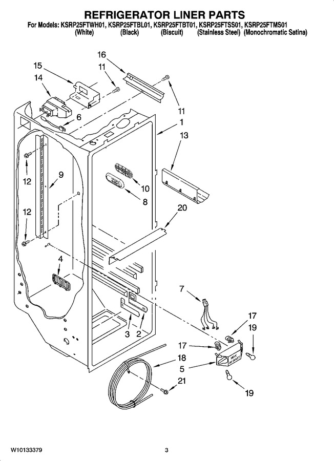 Diagram for KSRP25FTWH01