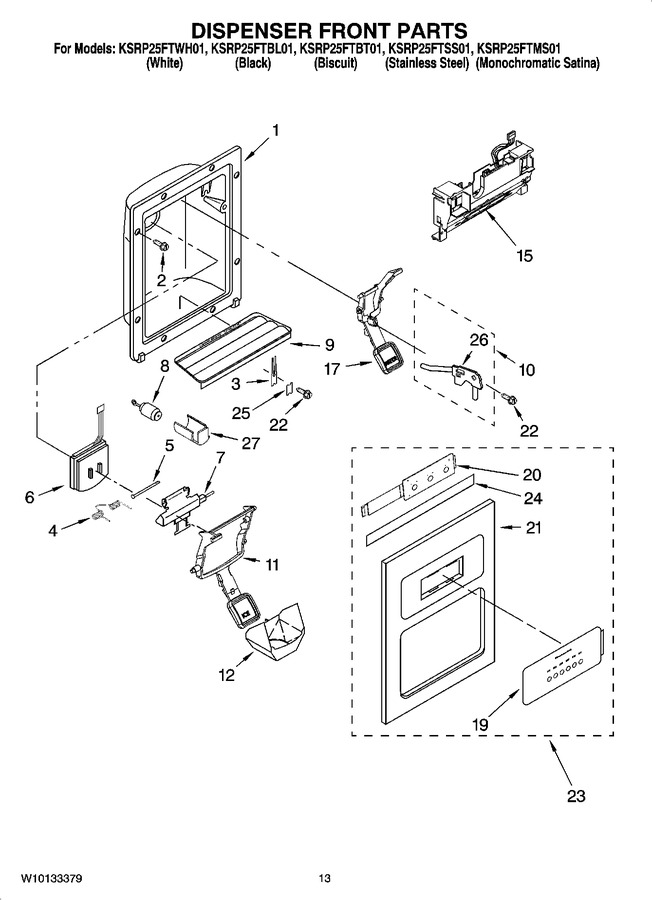 Diagram for KSRP25FTWH01