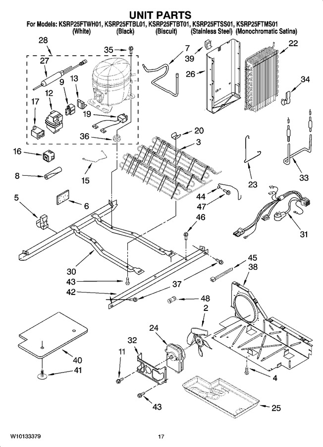 Diagram for KSRP25FTWH01