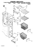 Diagram for 04 - Freezer Liner Parts