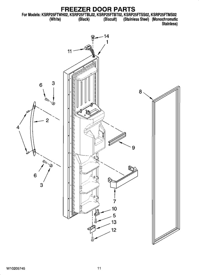 Diagram for KSRP25FTWH02