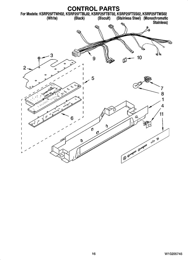 Diagram for KSRP25FTWH02