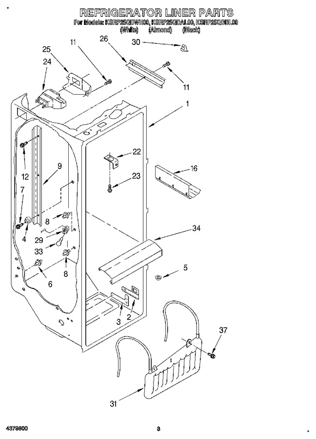 Diagram for KSRP25QDAL00