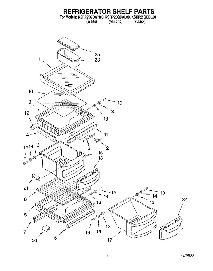 Diagram for KSRP25QDAL00