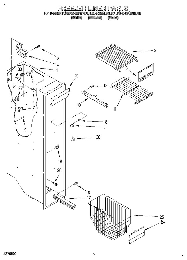 Diagram for KSRP25QDAL00