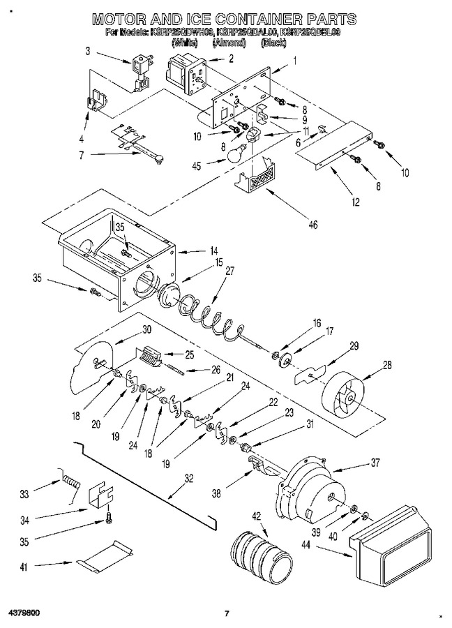 Diagram for KSRP25QDAL00
