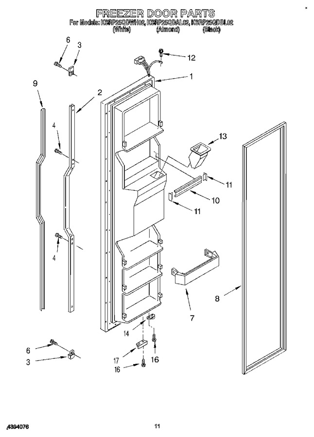 Diagram for KSRP25QDBL02