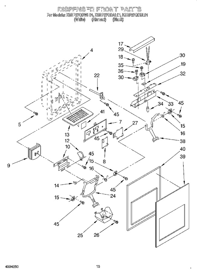 Diagram for KSRP27QDWH01