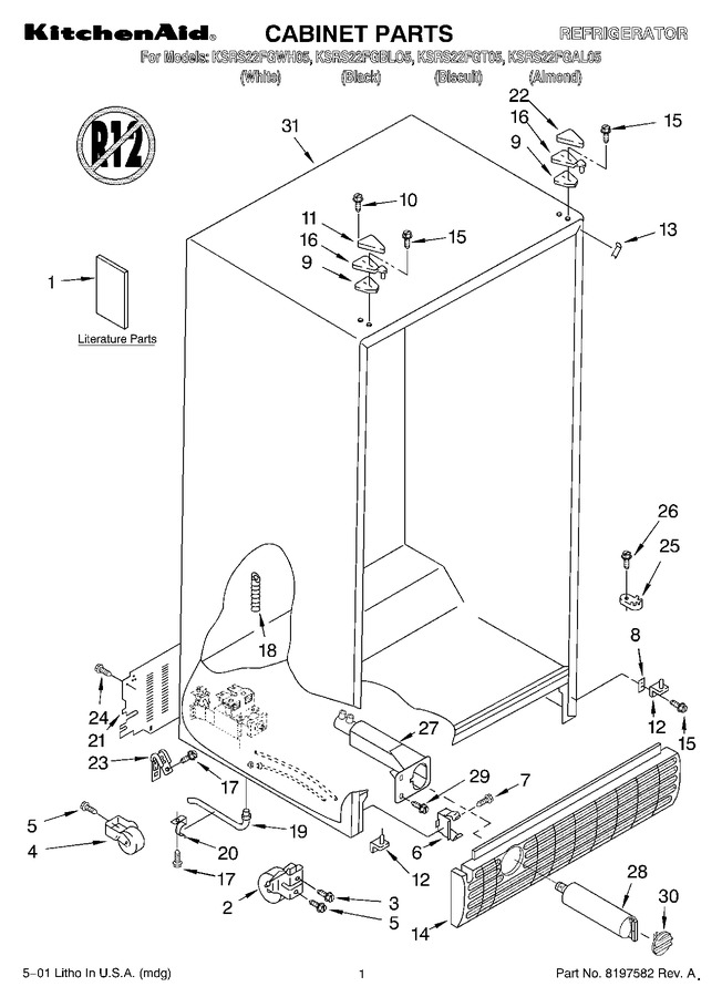 Diagram for KSRS22FGWH05