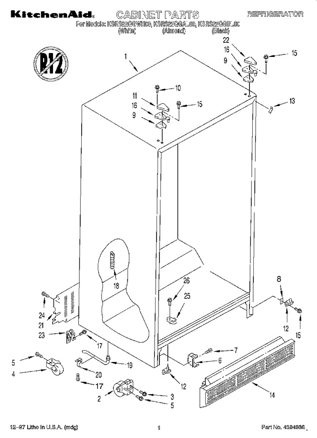 Diagram for KSRS22QGWH00