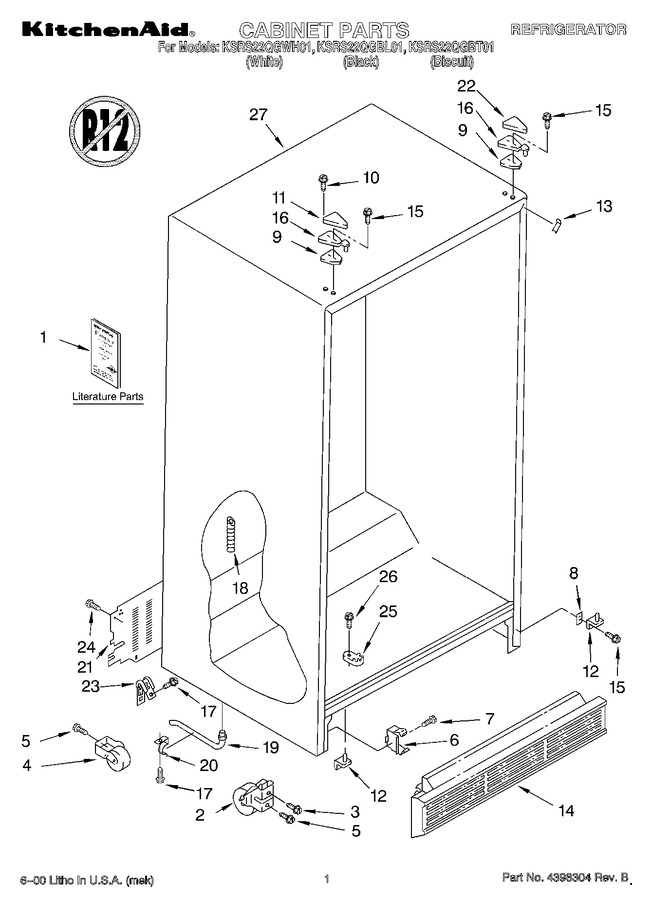 Diagram for KSRS22QGWH01