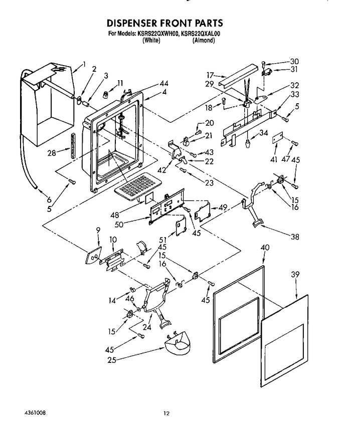 Diagram for KSRS22QXWH00