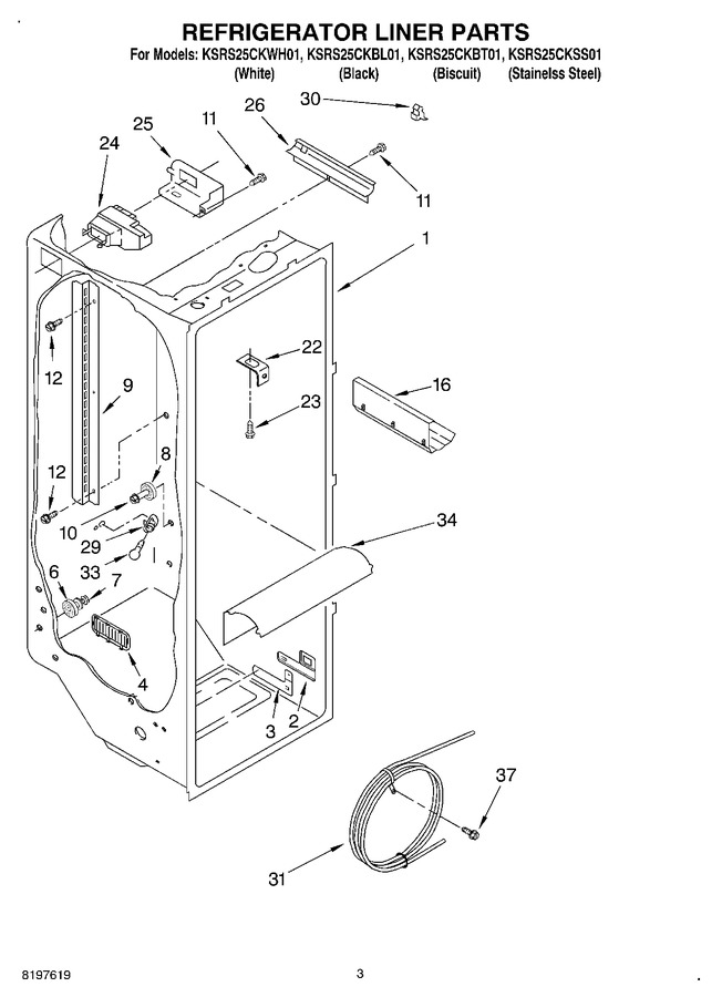Diagram for KSRS25CKSS01