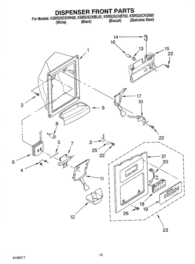 Diagram for KSRS25CKBT02