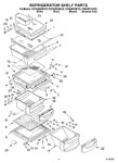 Diagram for 03 - Refrigerator Shelf Parts