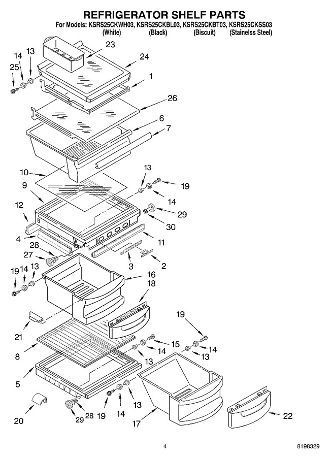 Diagram for KSRS25CKWH03