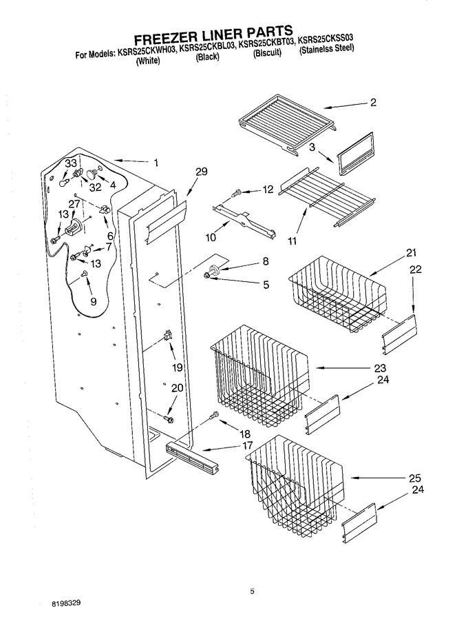 Diagram for KSRS25CKBL03