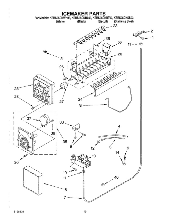 Diagram for KSRS25CKBL03