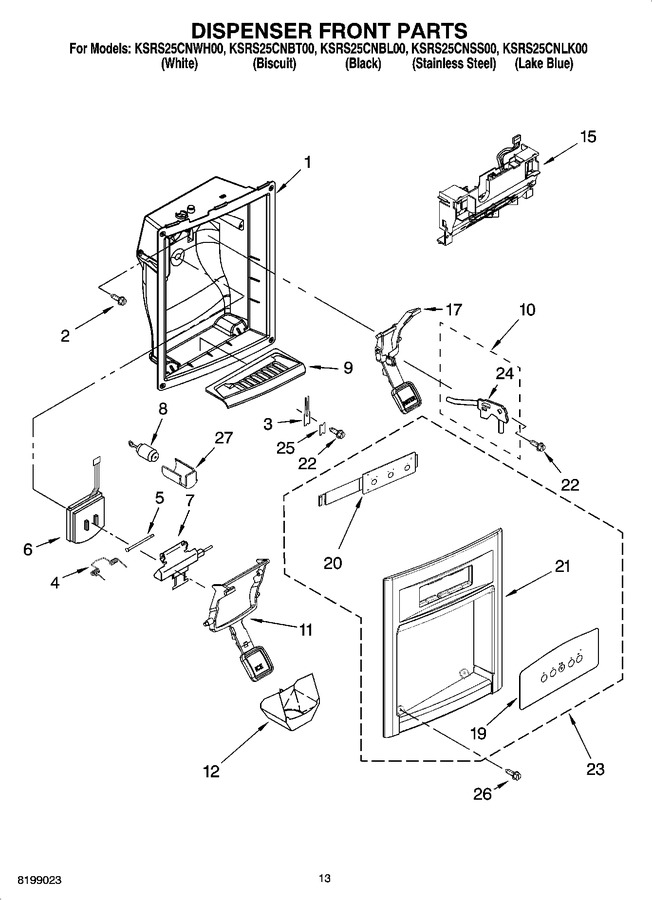 Diagram for KSRS25CNWH00