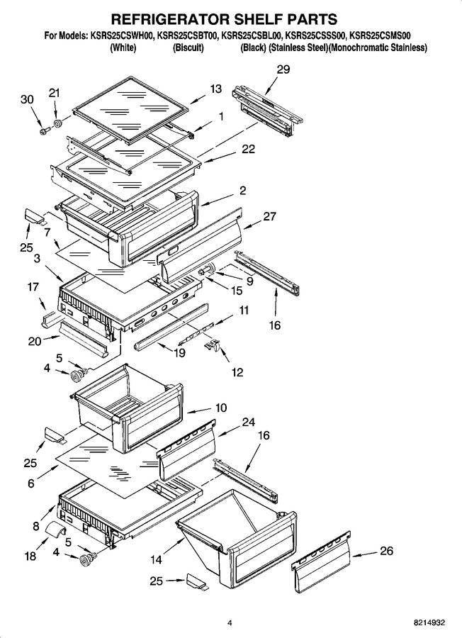 Diagram for KSRS25CSBL00
