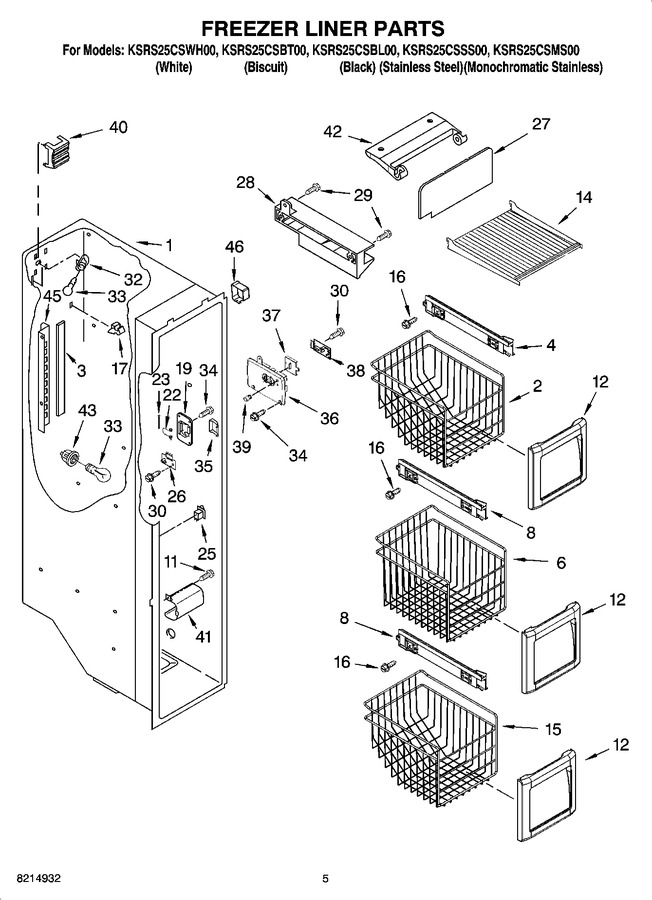 Diagram for KSRS25CSBL00