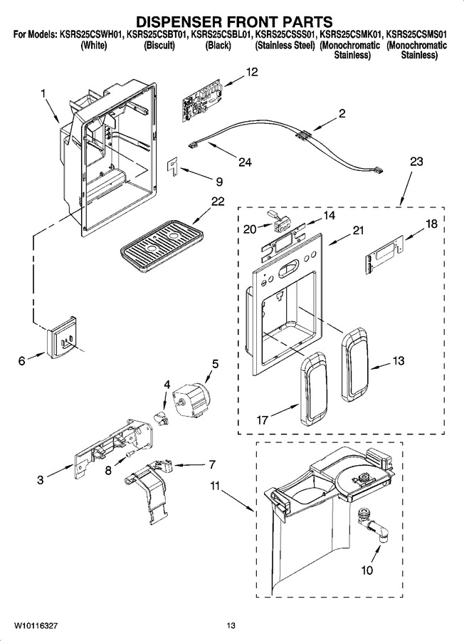 Diagram for KSRS25CSBL01