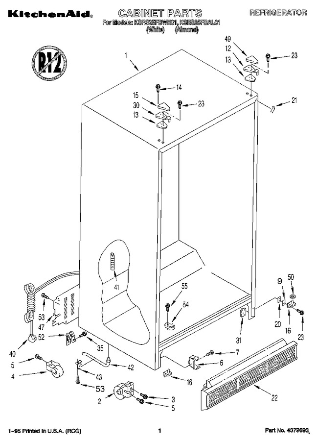 Diagram for KSRS25FBWH01