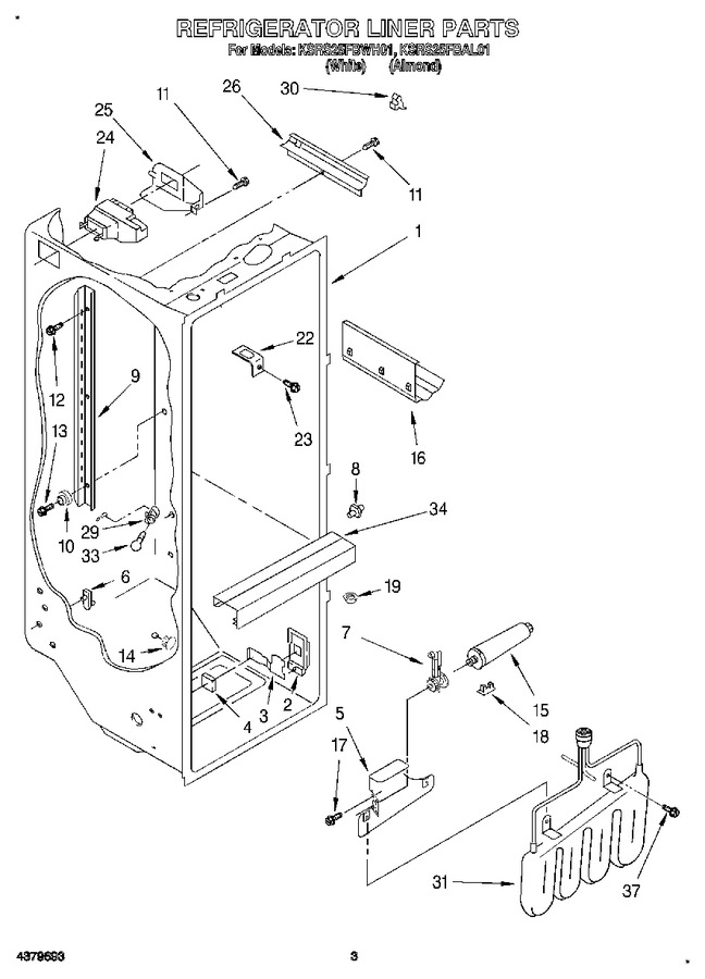 Diagram for KSRS25FBWH01