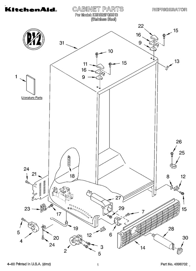 Diagram for KSRS25FGSS13