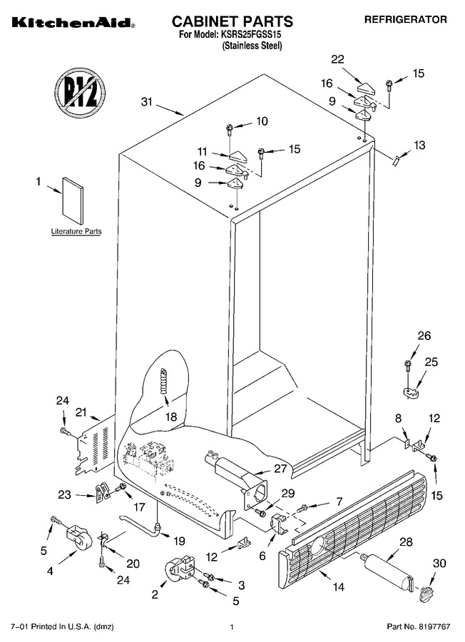 Diagram for KSRS25FGSS15