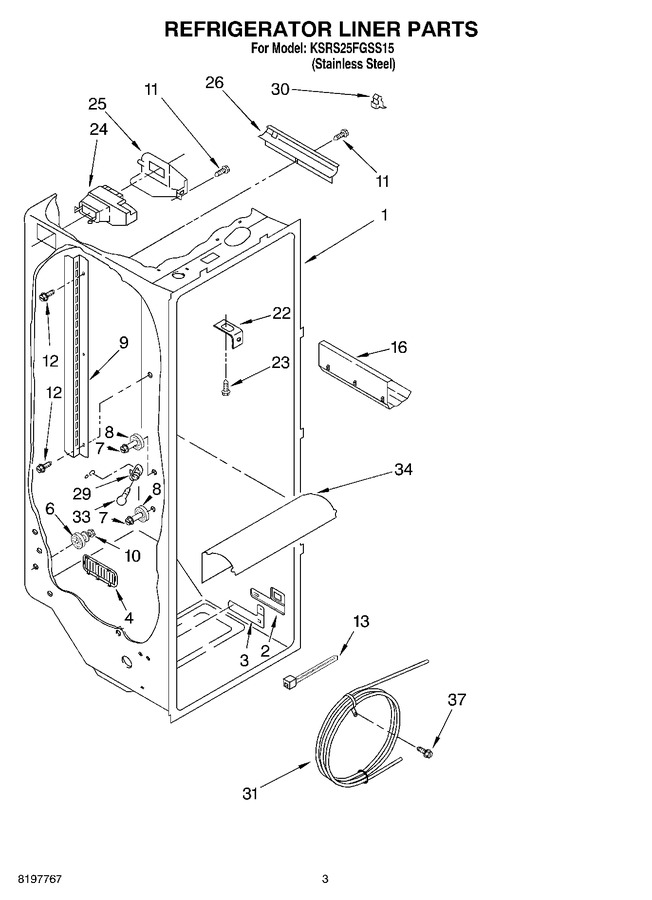 Diagram for KSRS25FGSS15